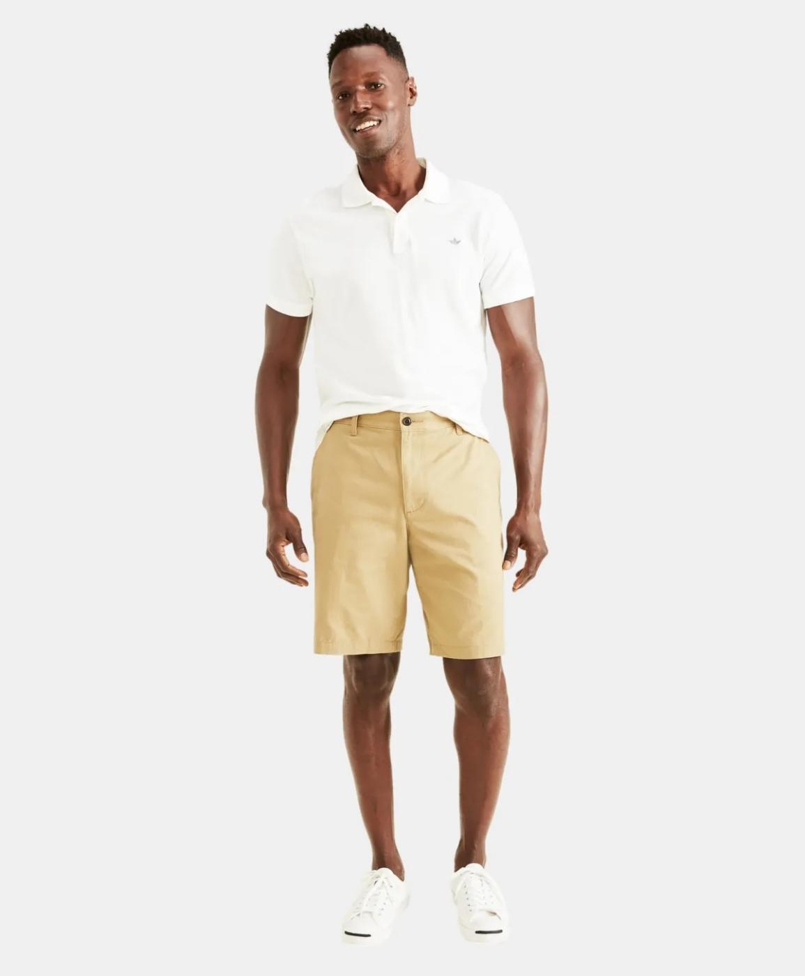 SHORTS DOCKERS THE PERFECT MARRON CLARO