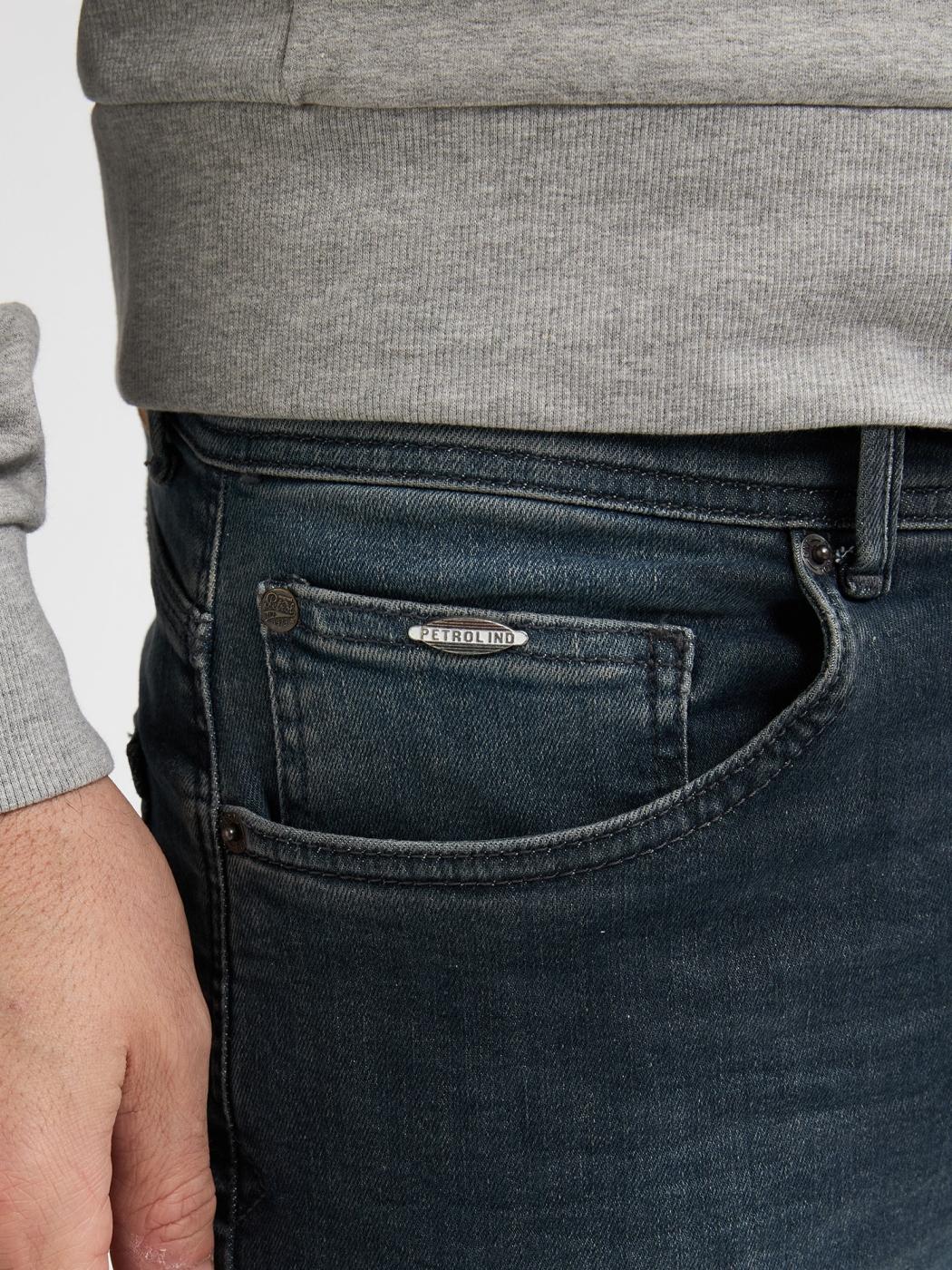 JEANS PETROL SLIM SEAHAM AZUL OSCURO