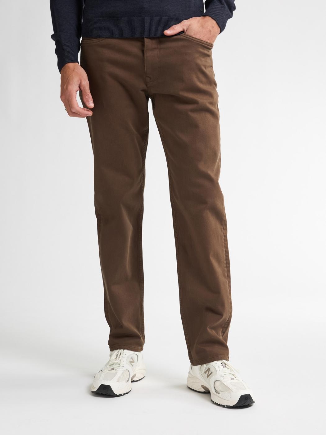 JEANS PETROL RUSSEL REGULAR TAPER MARRON