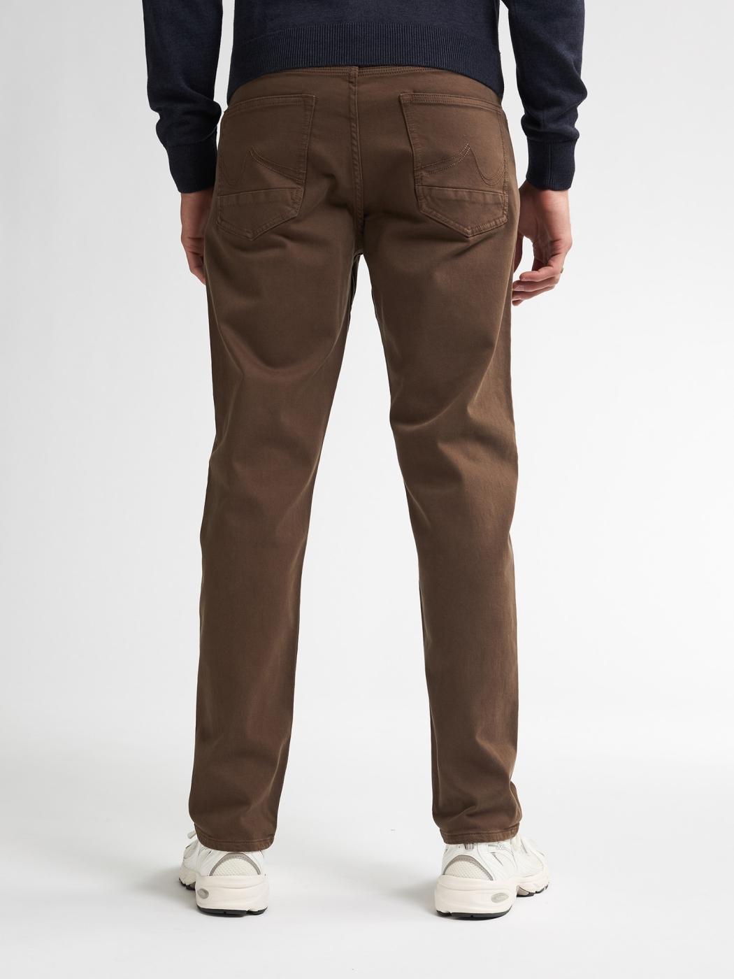 JEANS PETROL RUSSEL REGULAR TAPER MARRON