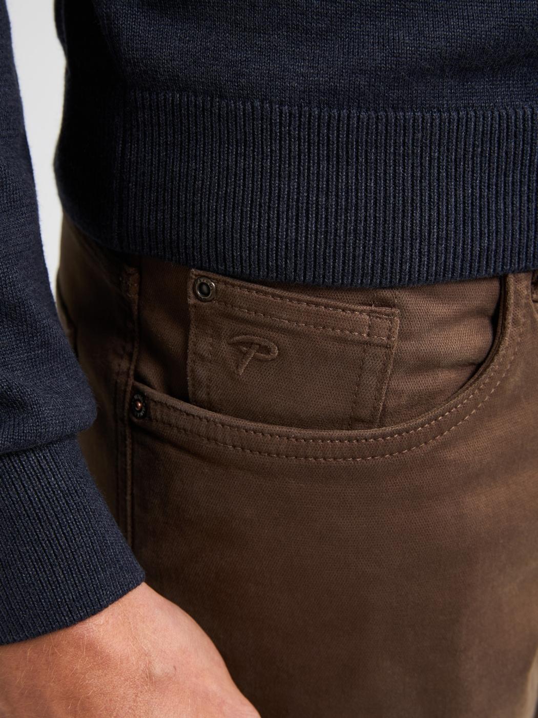 JEANS PETROL RUSSEL REGULAR TAPER MARRON