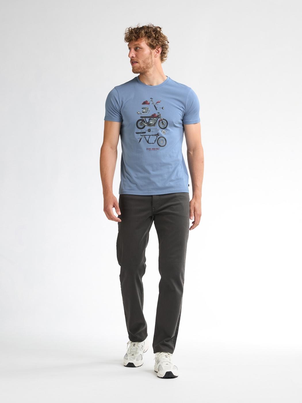 JEANS PETROL RUSSEL REGULAR TAPER GRIS OSCURO