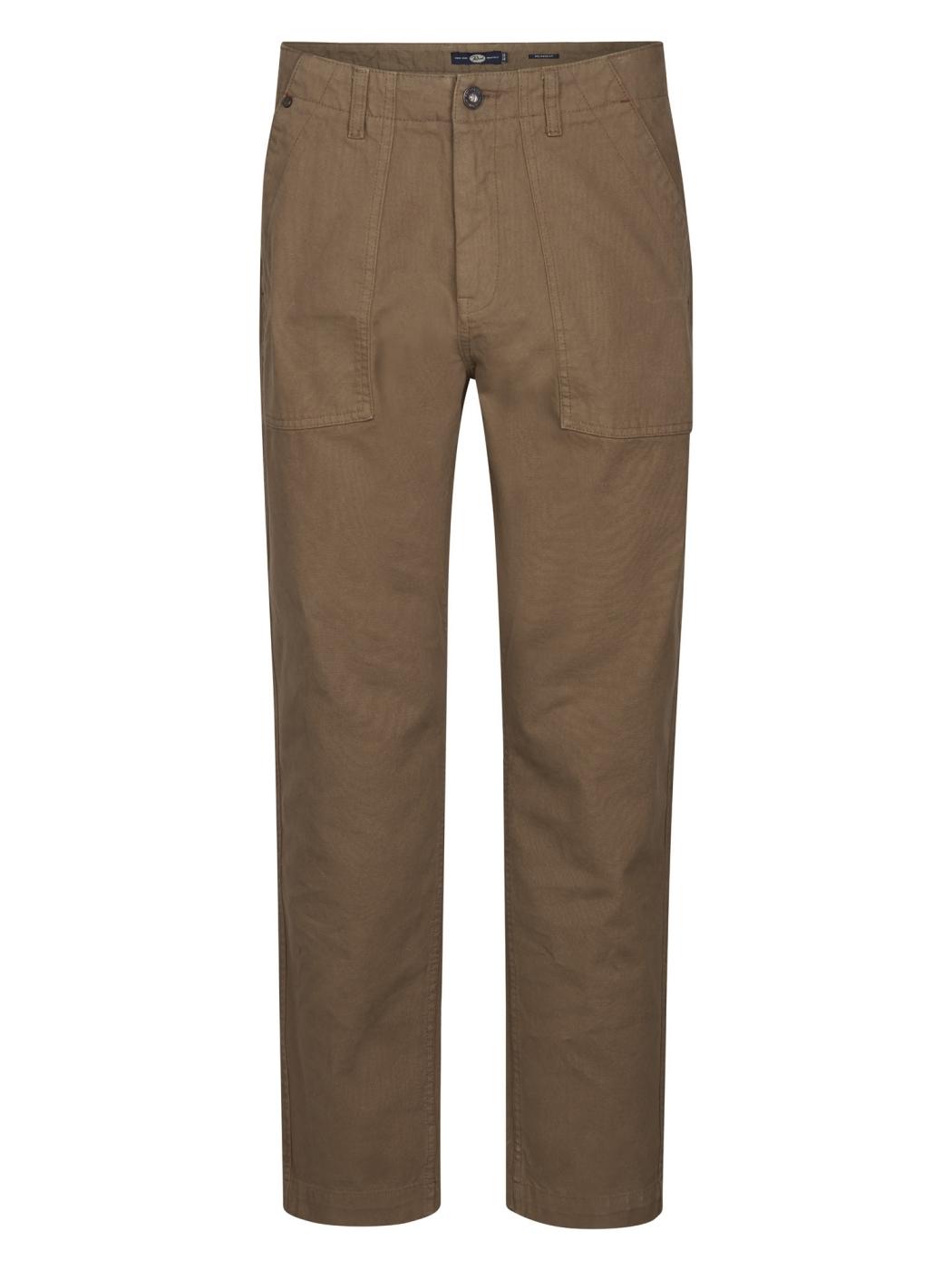 PANTALON PETROL RELAXED MARRON