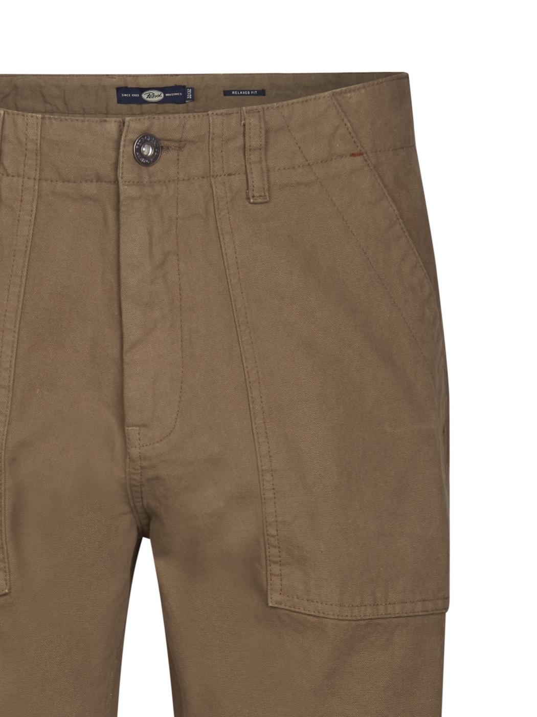 PANTALON PETROL RELAXED MARRON