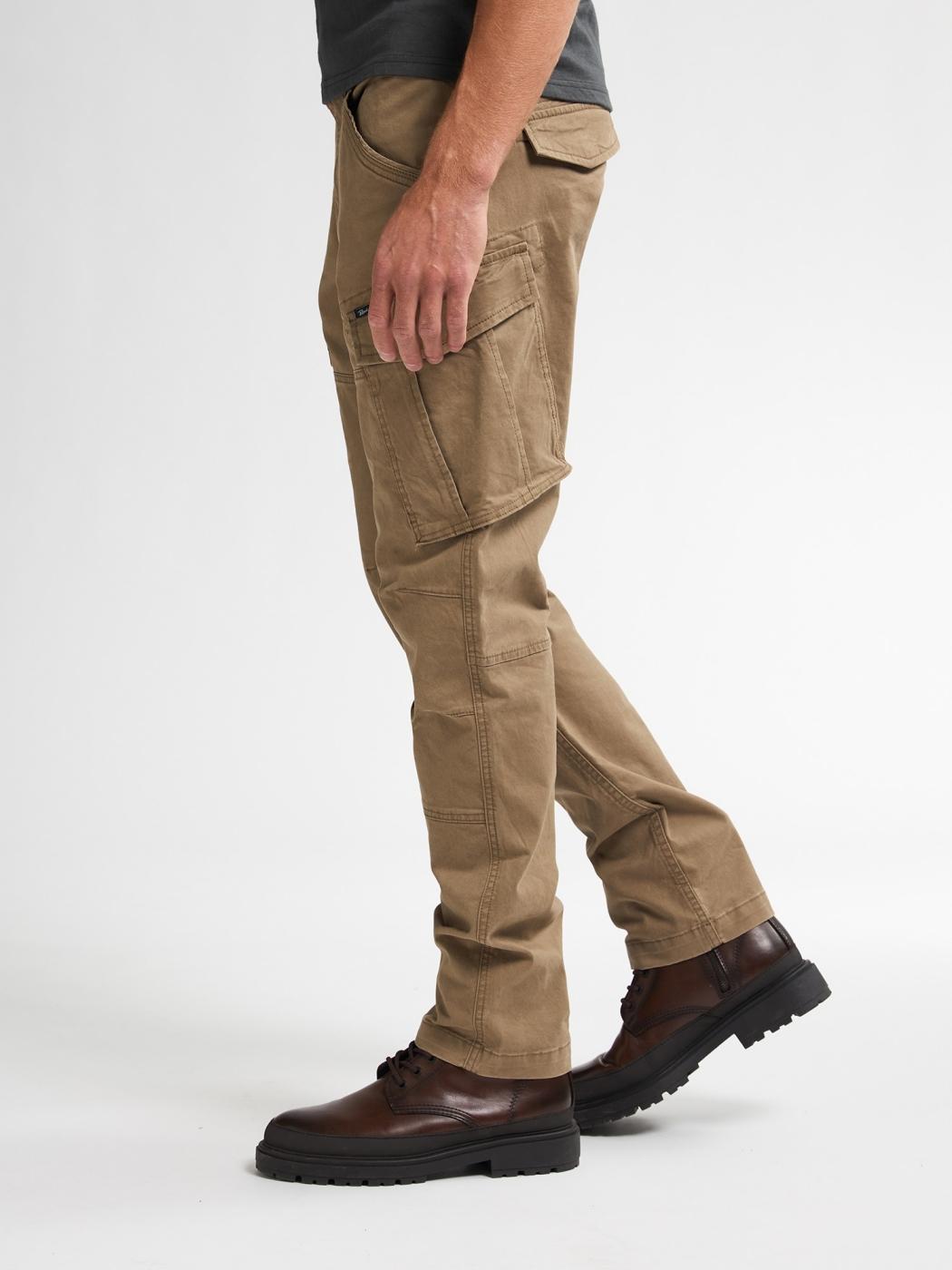 PANTALON CARGO PETROL MARRON CLARO