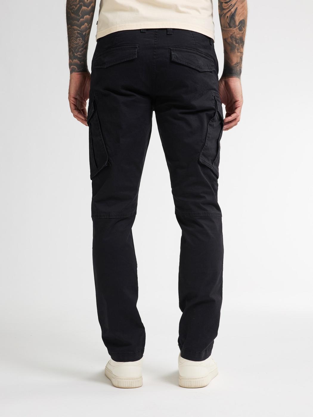 PANTALON CARGO PETROL NEGRO
