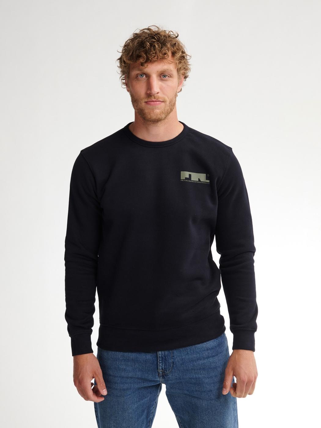SUDADERA PETROL NEGRO