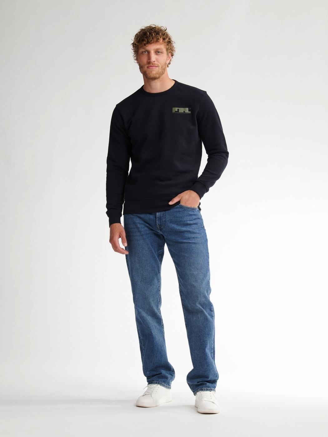 SUDADERA PETROL NEGRO