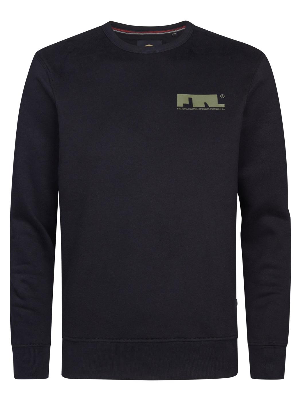 SUDADERA PETROL NEGRO