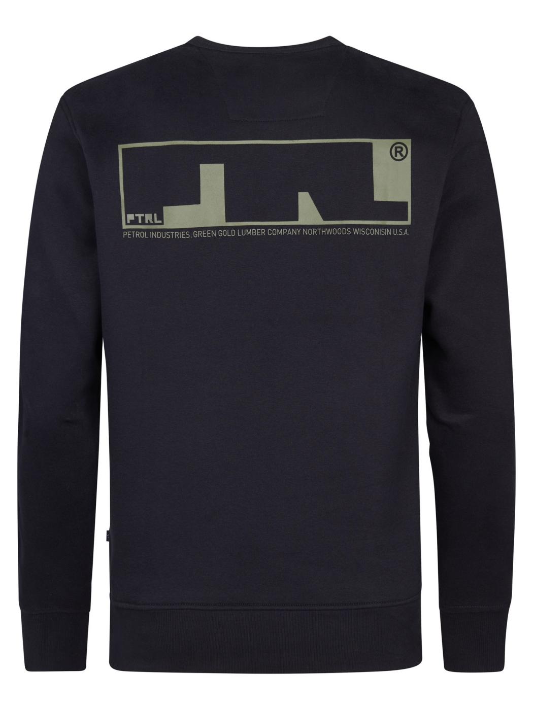 SUDADERA PETROL NEGRO