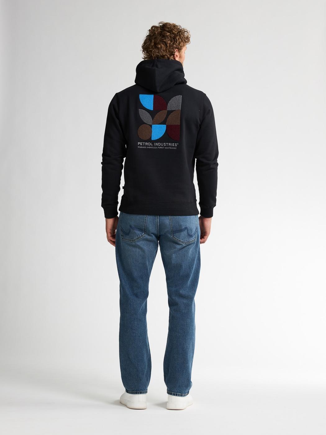 SUDADERA PETROL NEGRO