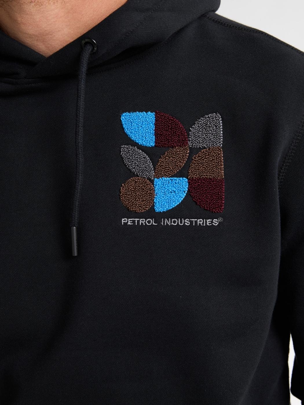 SUDADERA PETROL NEGRO