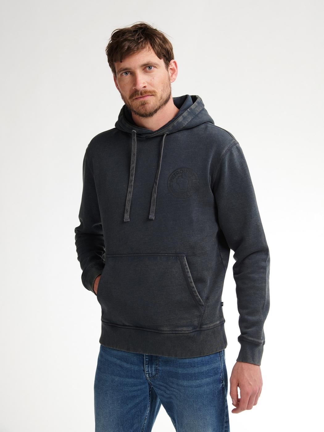 SUDADERA PETROL GRIS OSCURO
