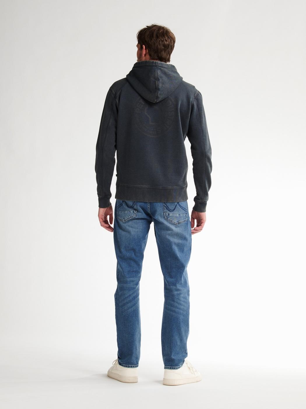 SUDADERA PETROL GRIS OSCURO