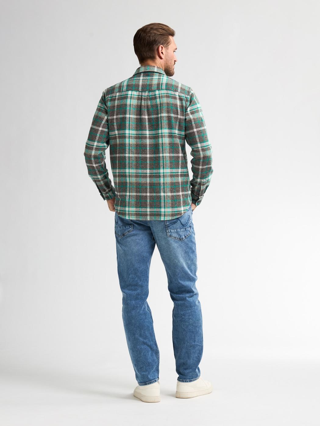 CAMISA PETROL CHECK VERDE