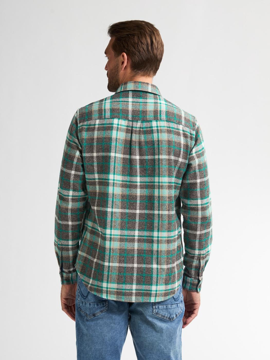 CAMISA PETROL CHECK VERDE