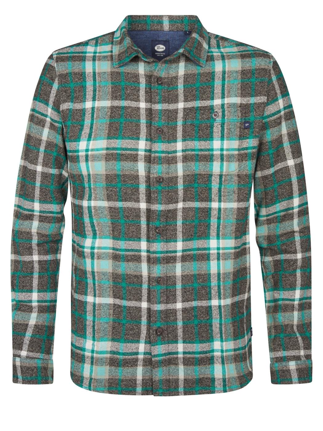 CAMISA PETROL CHECK VERDE