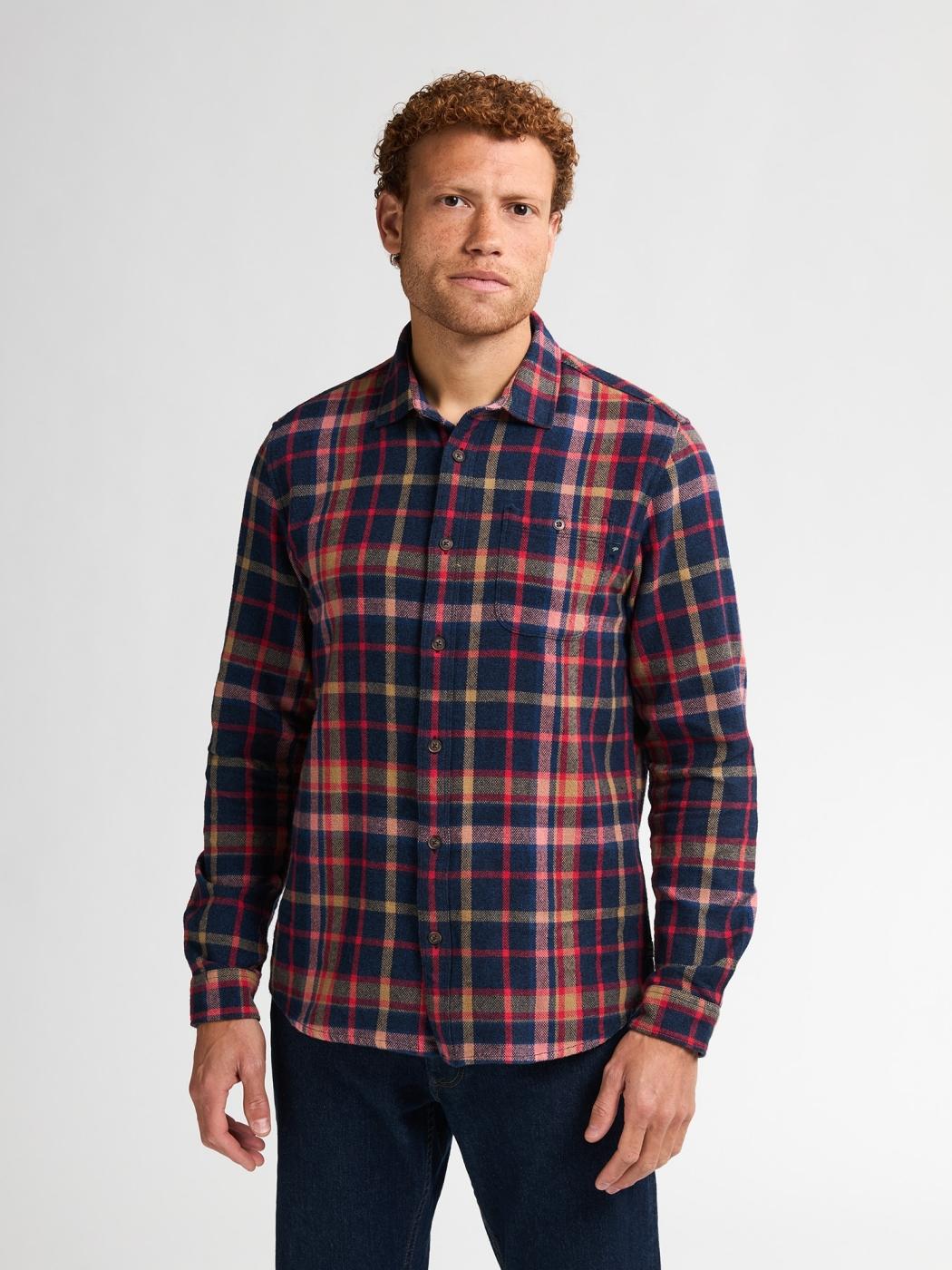 CAMISA PETROL CHECK ROJO