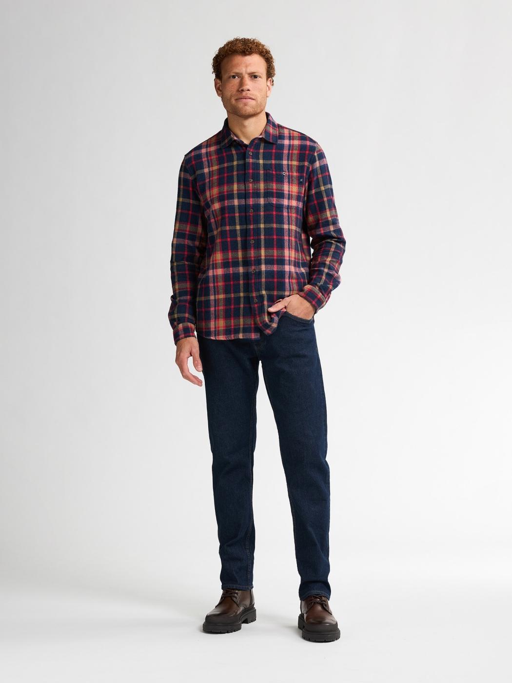 CAMISA PETROL CHECK ROJO