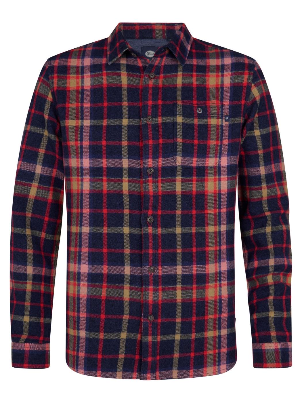 CAMISA PETROL CHECK ROJO