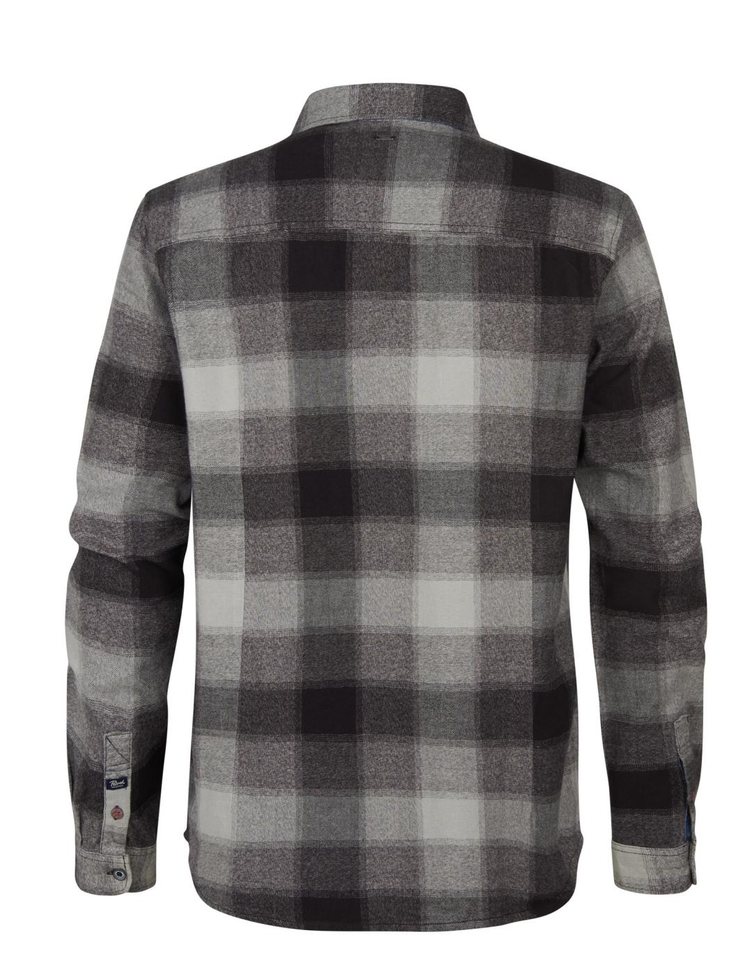 CAMISA PETROL CHECK NEGRO