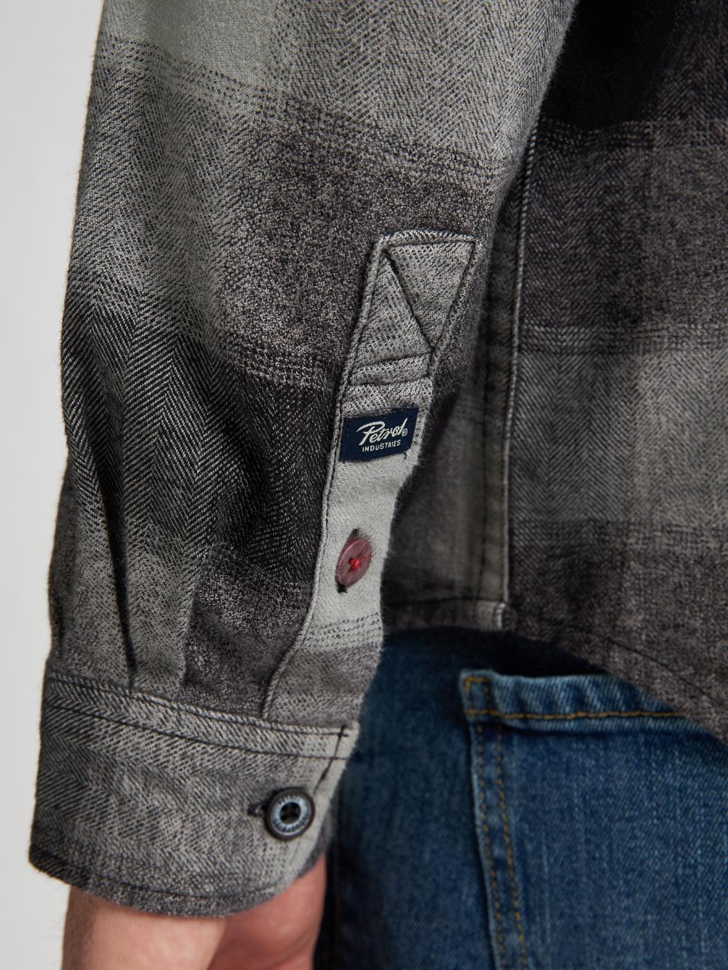 CAMISA PETROL CHECK NEGRO