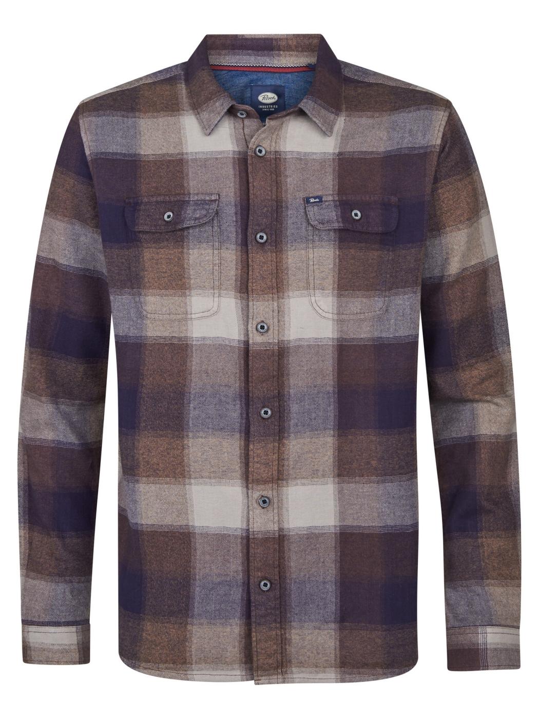 CAMISA PETROL CHECK VIOLETA