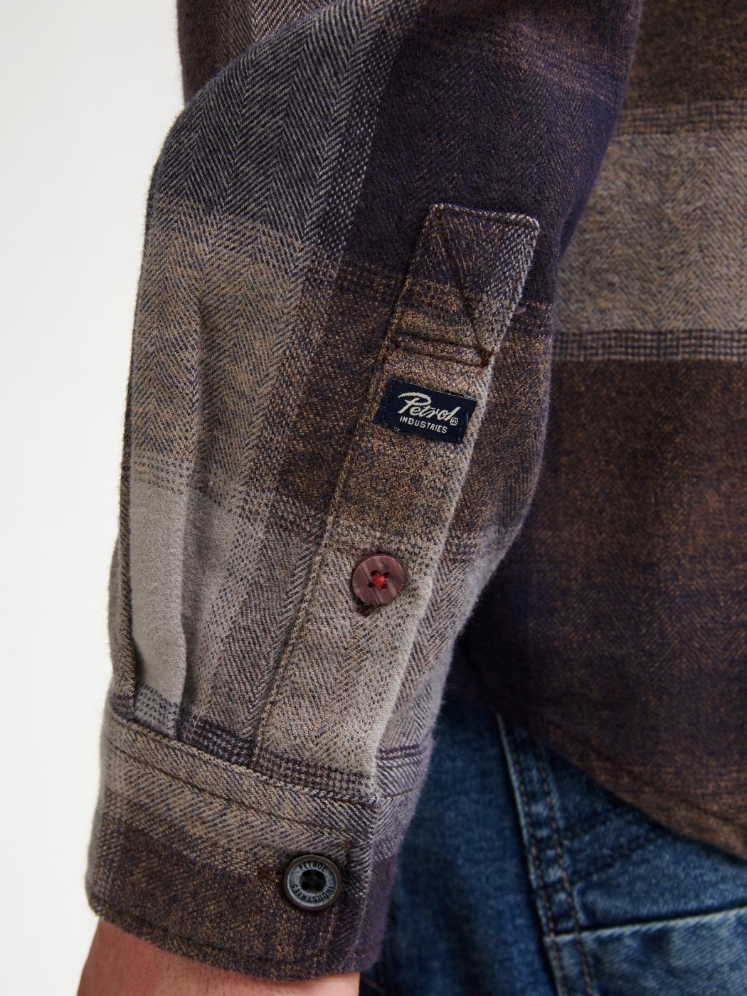 CAMISA PETROL CHECK VIOLETA