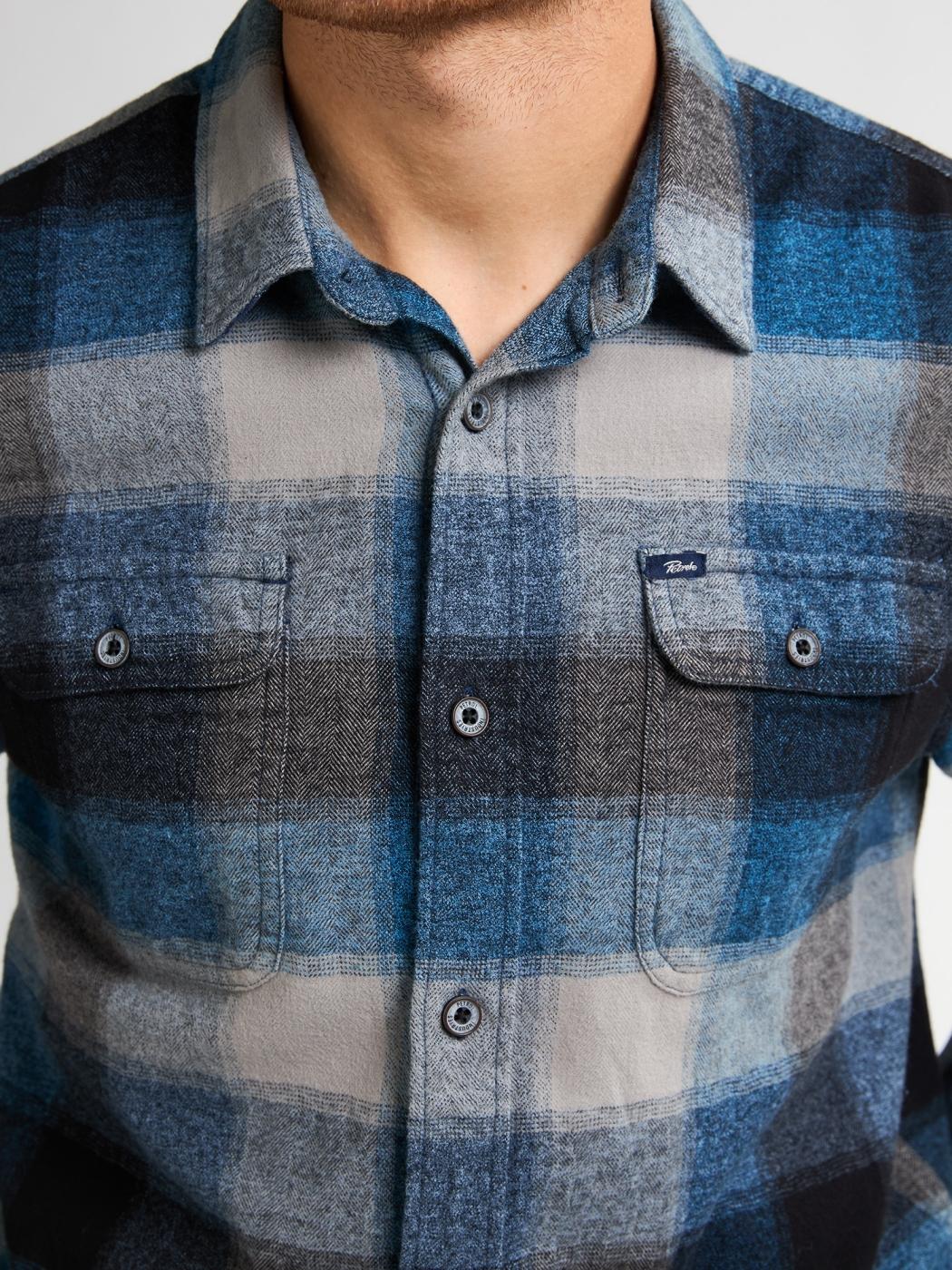 CAMISA PETROL CHECK AZUL