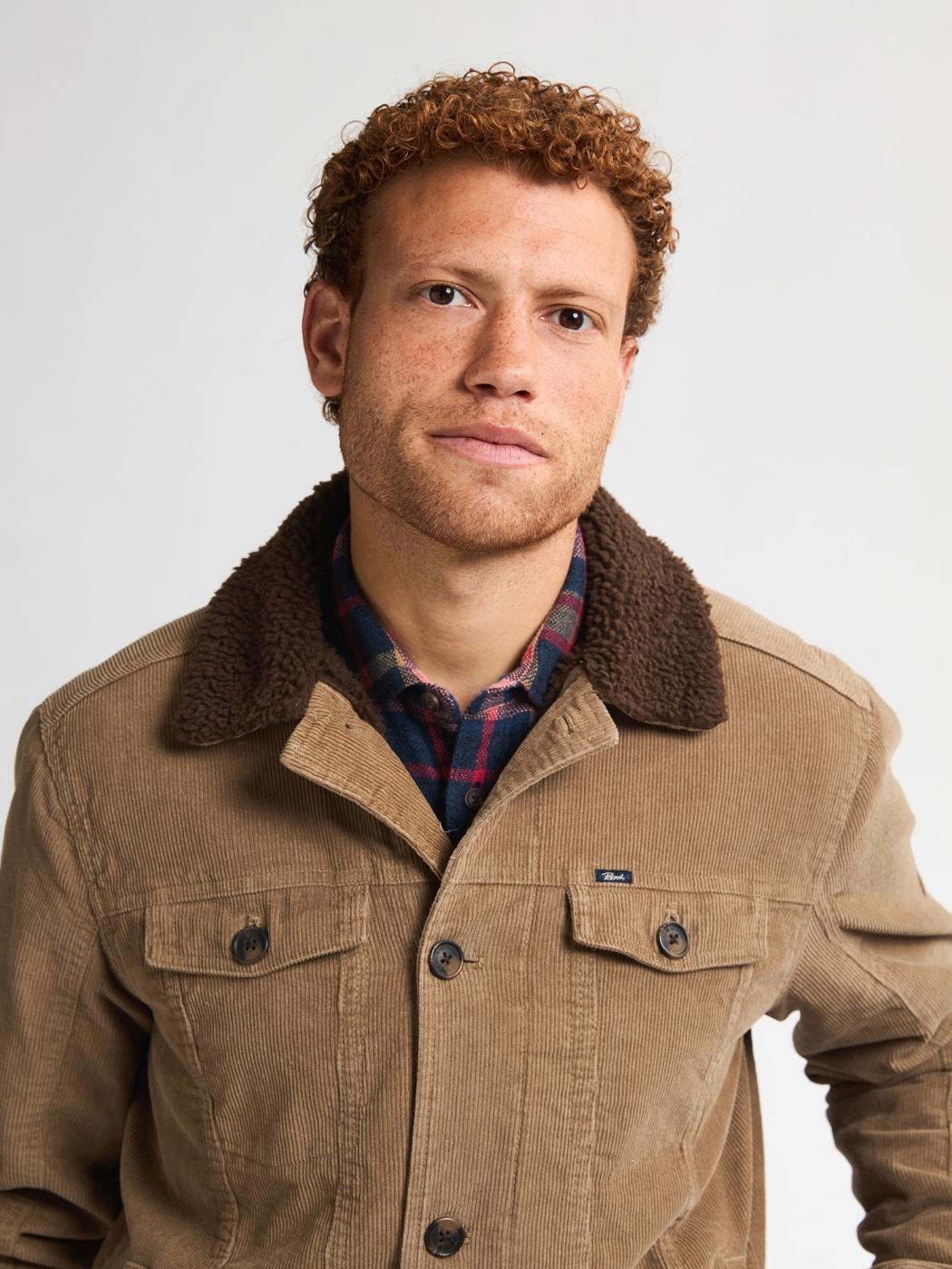 CHAQUETA PETROL MARRON