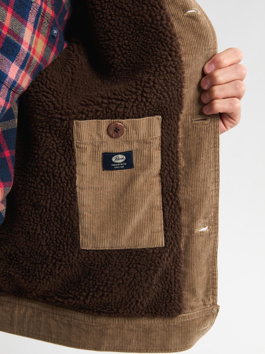 CHAQUETA PETROL MARRON