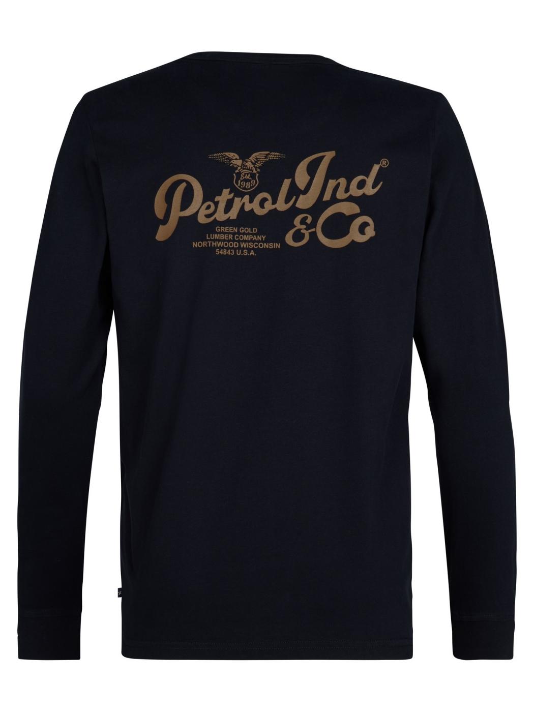CAMISETA PETROL M/LARGA NEGRO