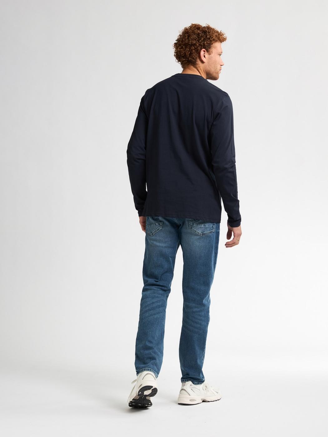 CAMISETA PETROL M/LARGA AZUL OSCURO