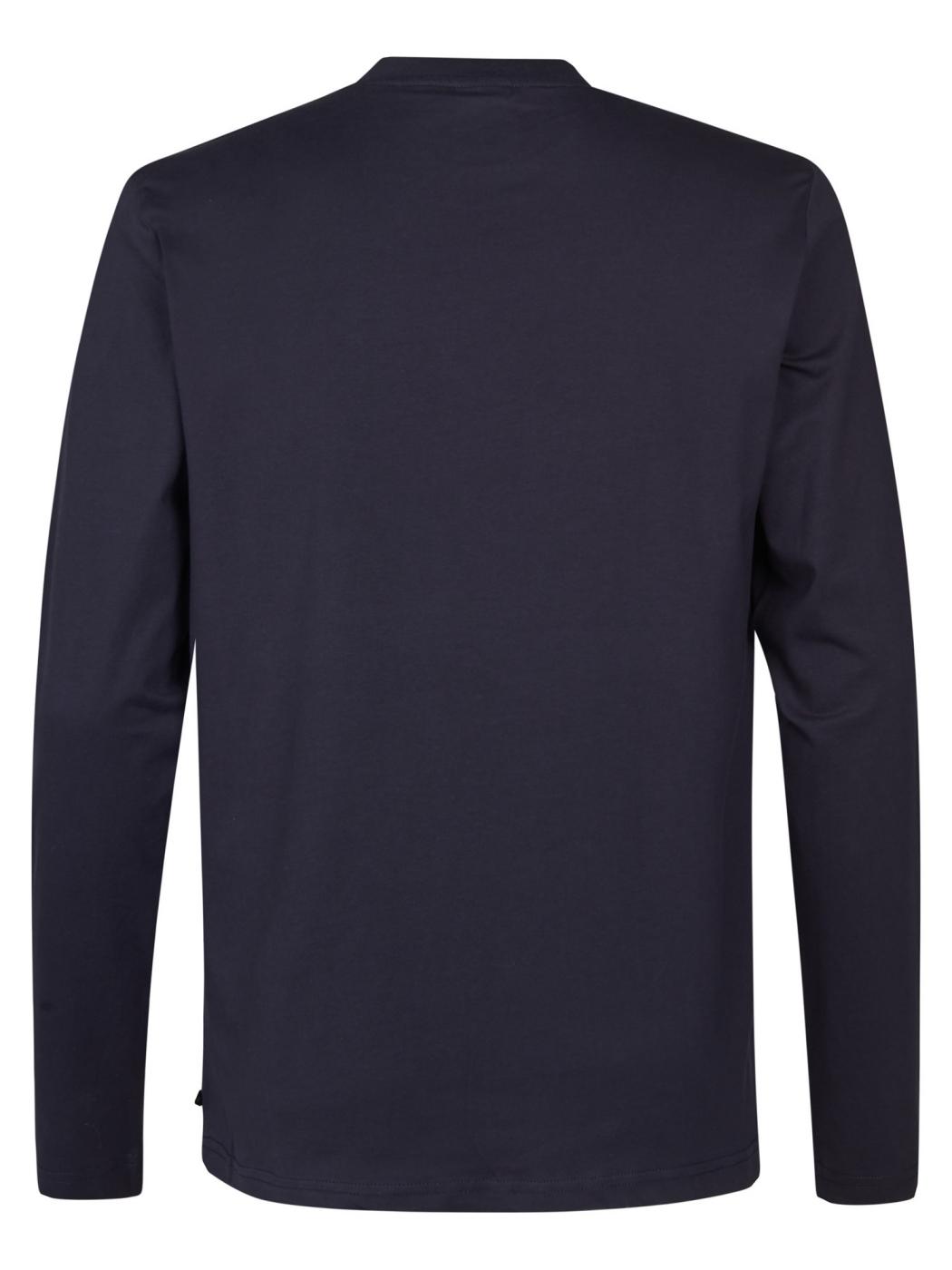 CAMISETA PETROL M/LARGA AZUL OSCURO