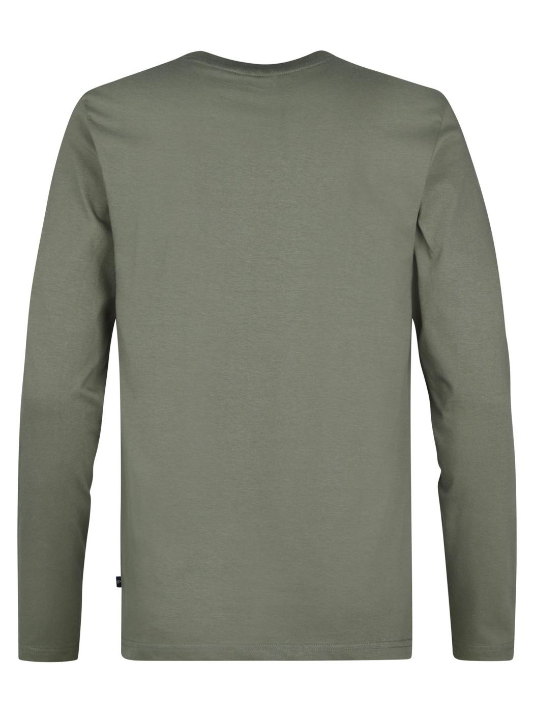 CAMISETA PETROL M/LARGA VERDE OSCURO