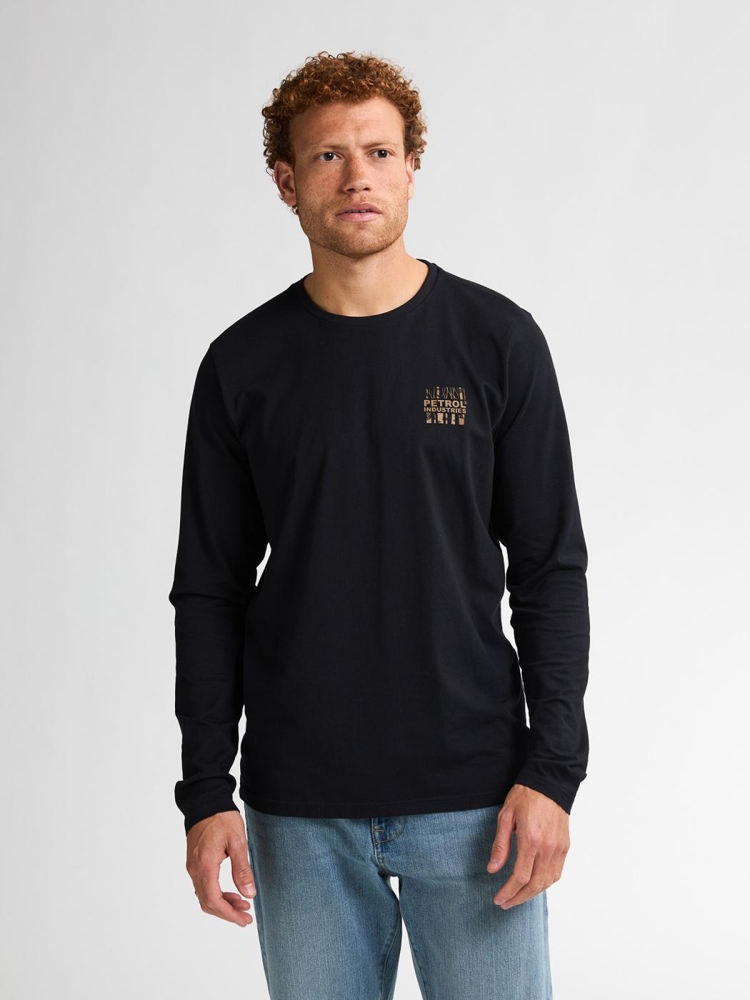 CAMISETA PETROL M/LARGA NEGRO