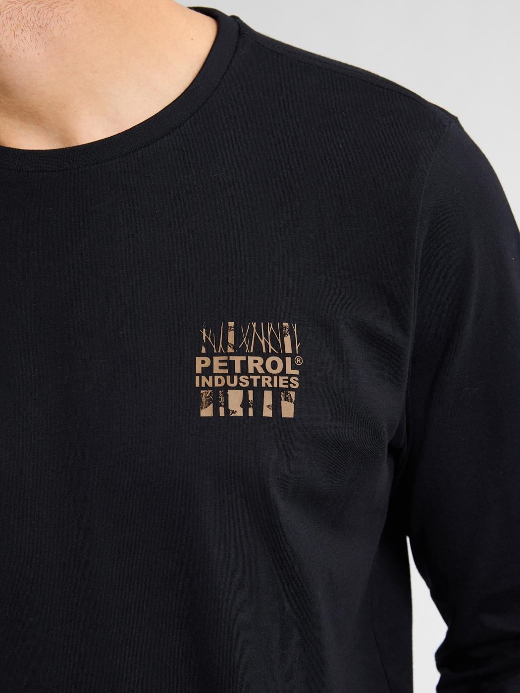 CAMISETA PETROL M/LARGA NEGRO