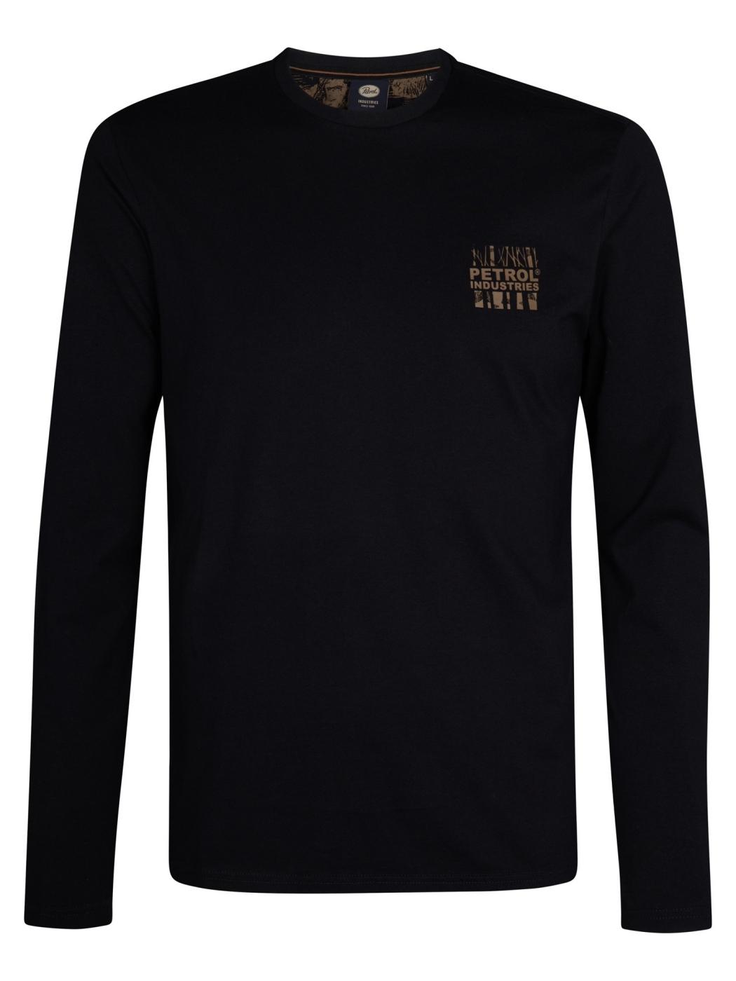 CAMISETA PETROL M/LARGA NEGRO