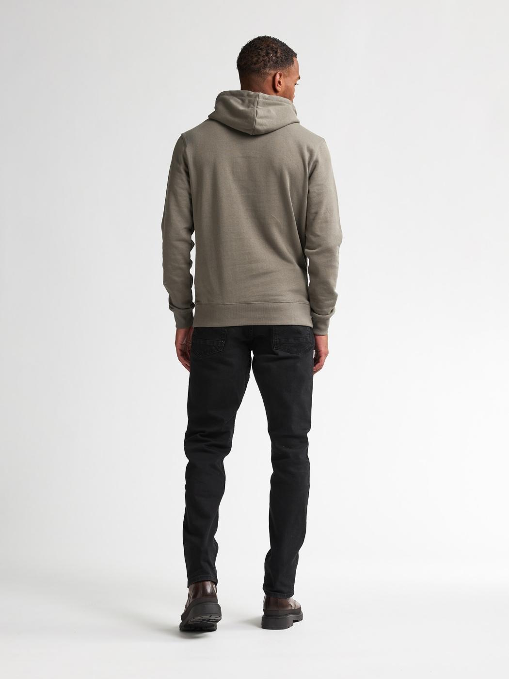 SUDADERA PETROL HOODED VERDE OSCURO