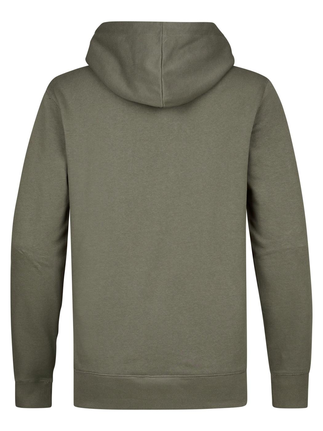 SUDADERA PETROL HOODED VERDE OSCURO