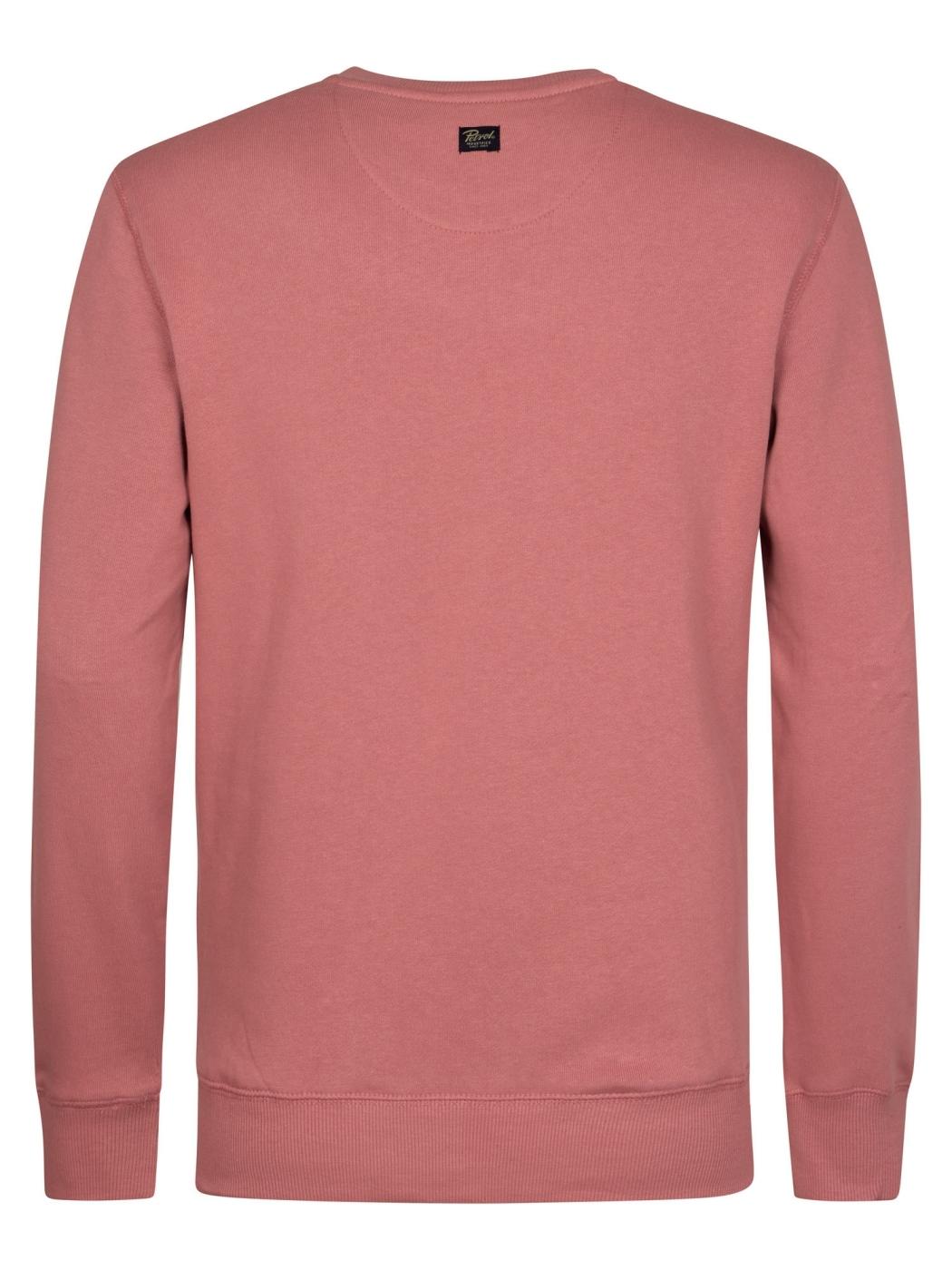 SUDADERA PETROL ROJO CLARO