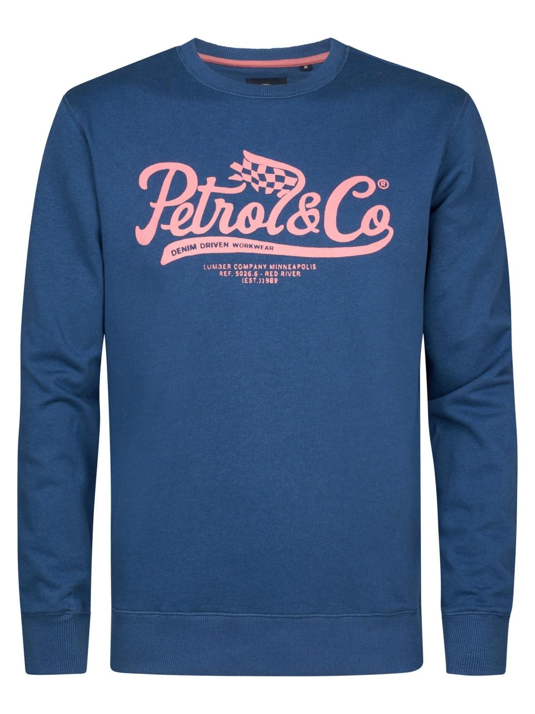 SUDADERA PETROL AZUL