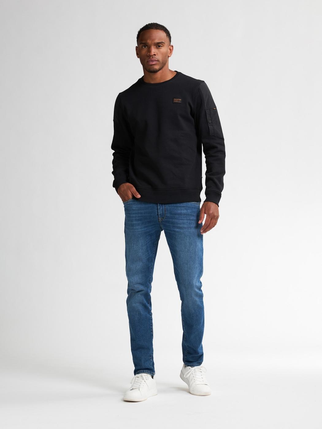 SUDADERA PETROL NEGRO