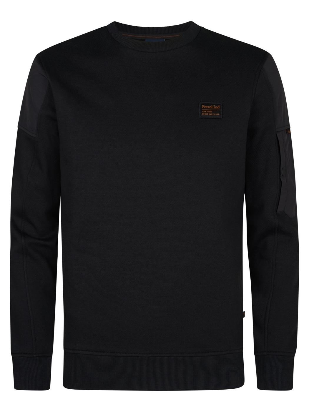 SUDADERA PETROL NEGRO