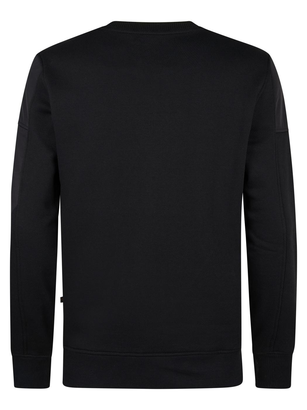 SUDADERA PETROL NEGRO