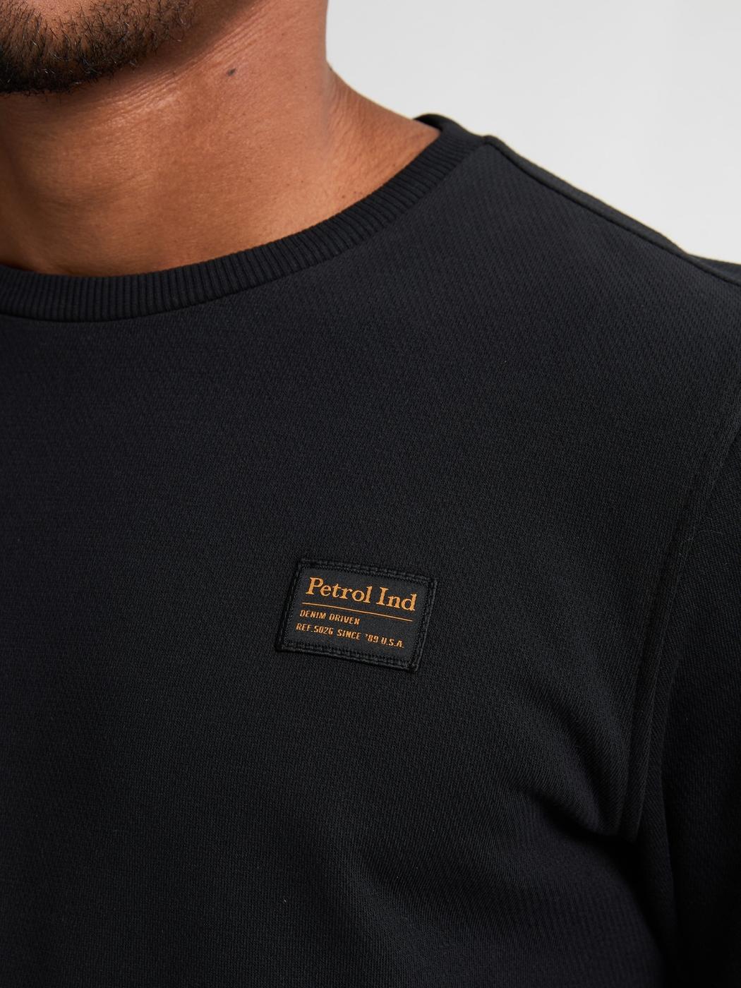 SUDADERA PETROL NEGRO