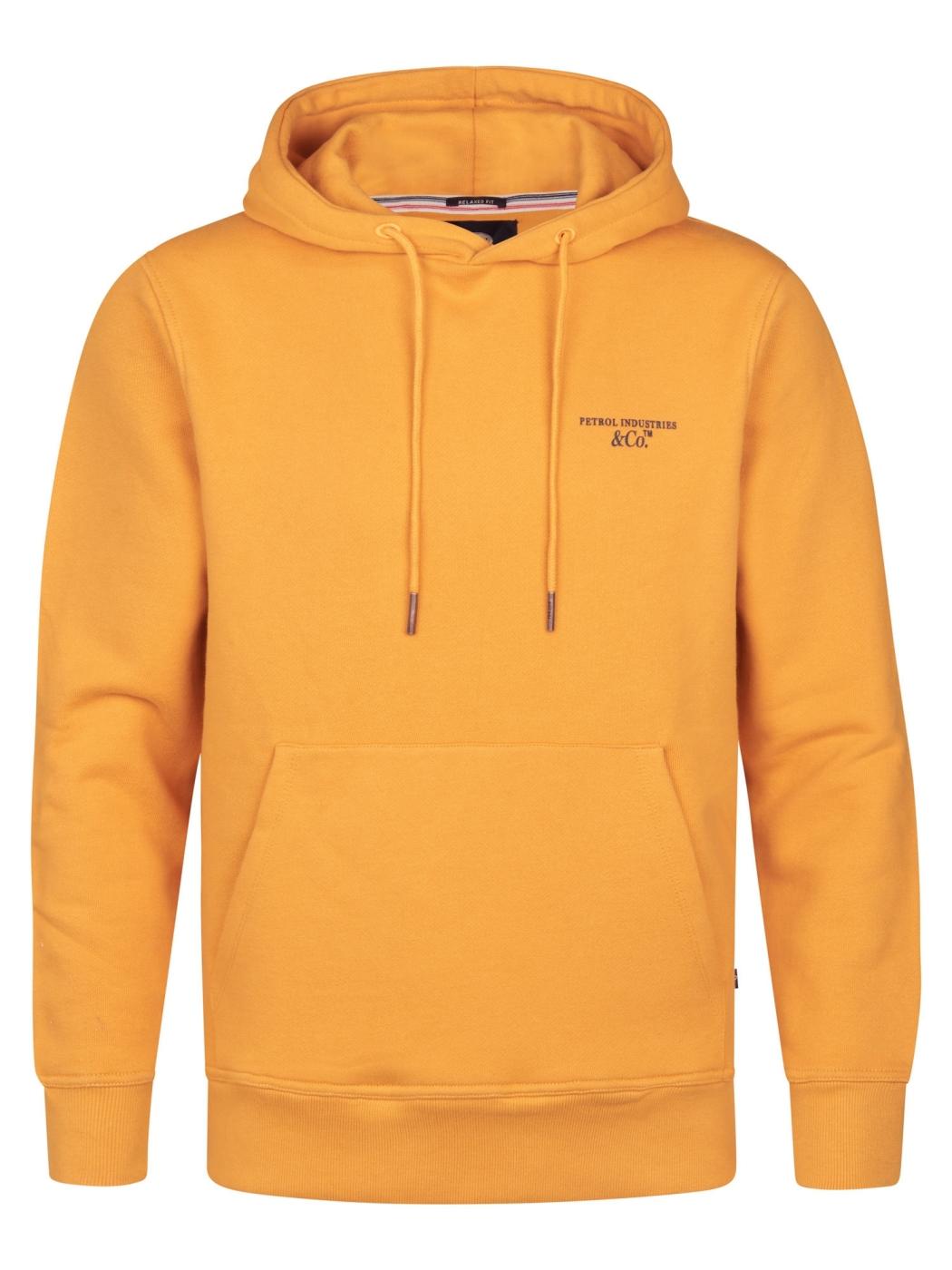 SUDADERA PETROL HOODED AMARILLO