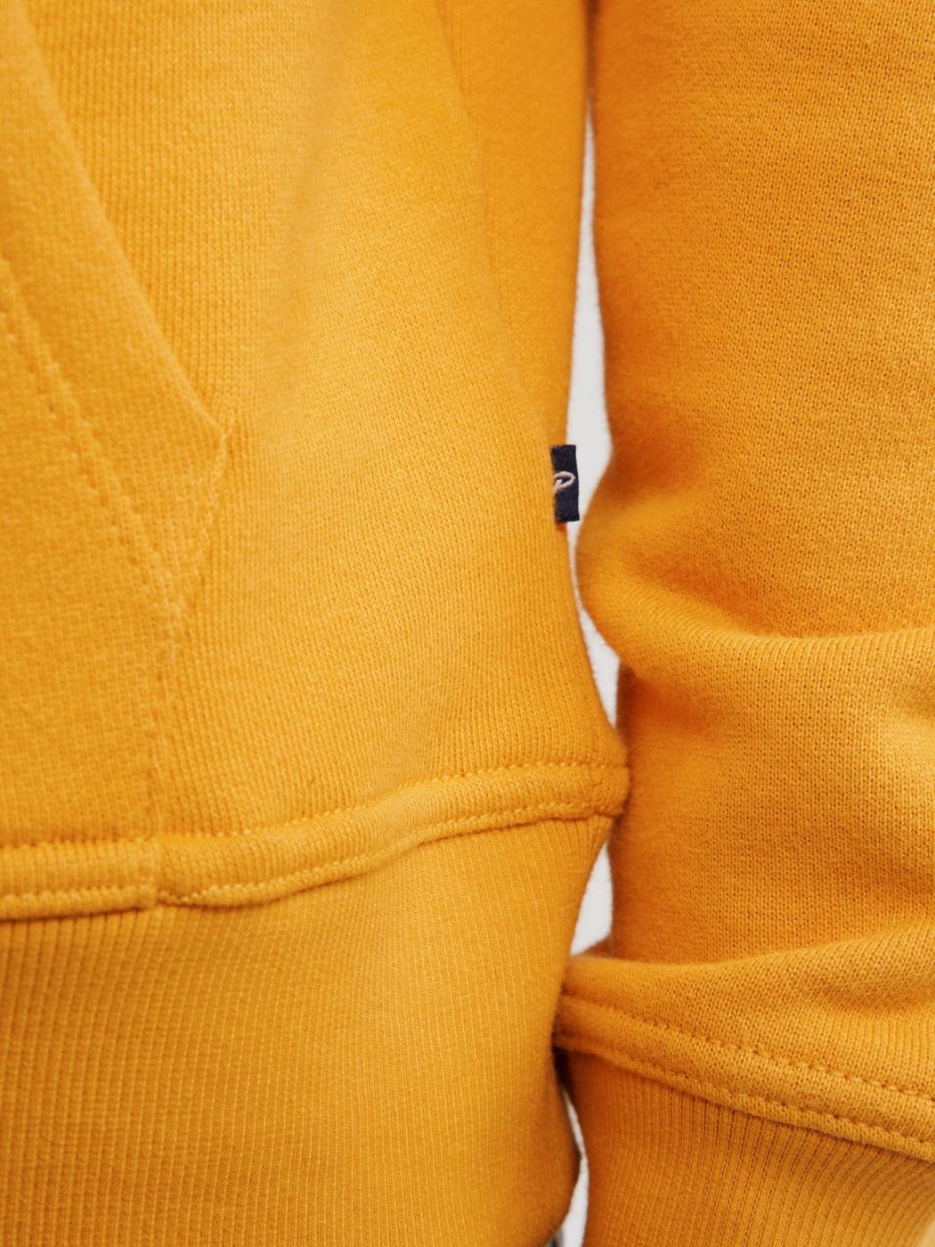SUDADERA PETROL HOODED AMARILLO