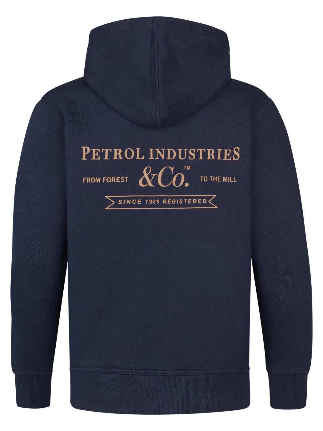 SUDADERA PETROL HOODED AZUL OSCURO