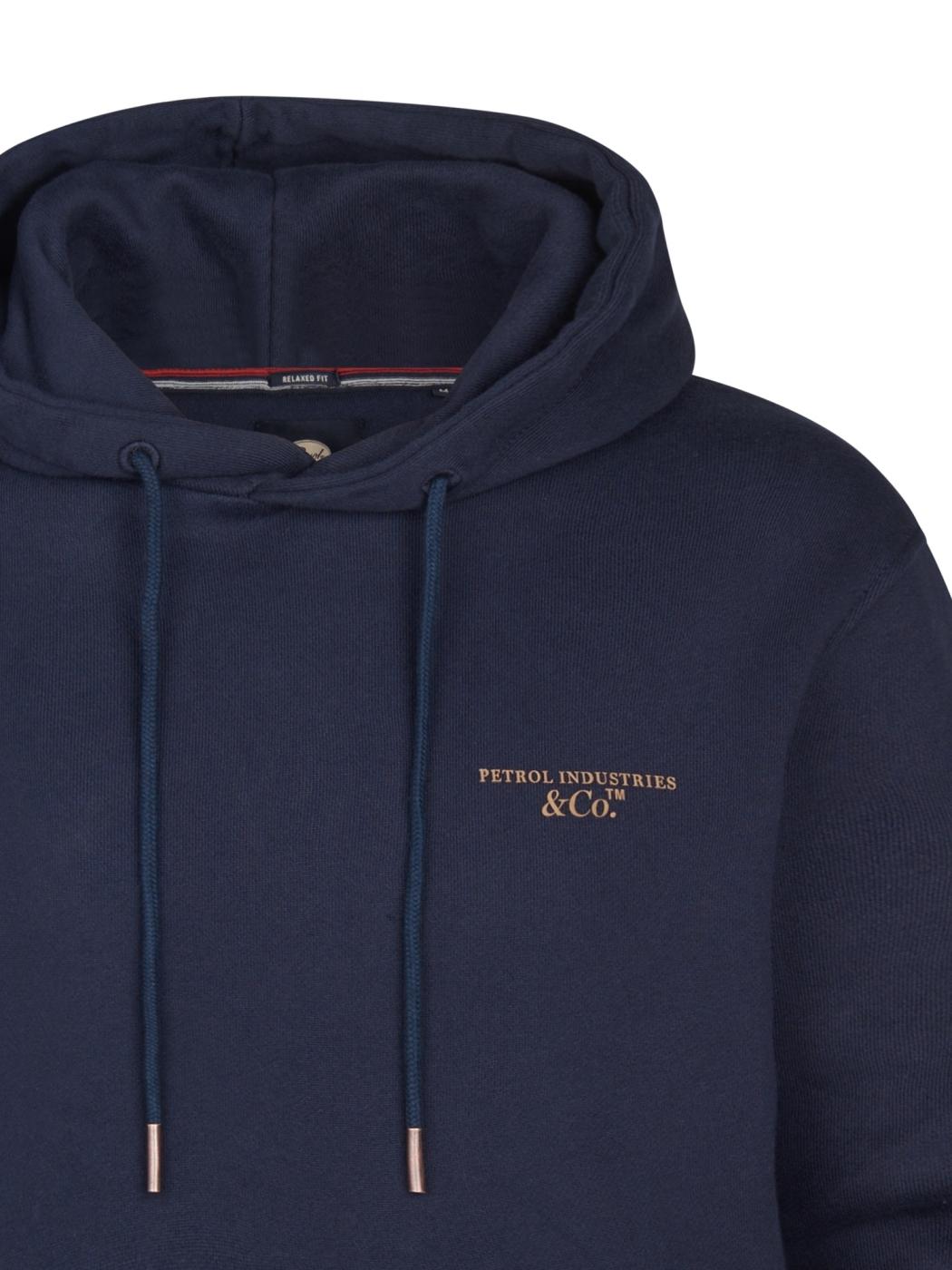 SUDADERA PETROL HOODED AZUL OSCURO